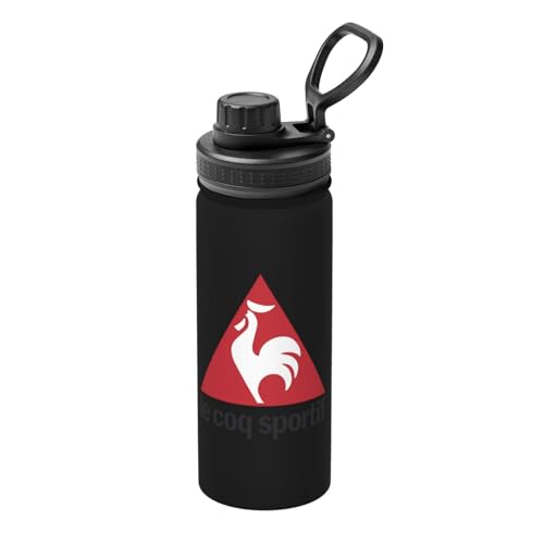 ルコックスポルティフ 魔法瓶 水筒 スポーツウォーターカップ スポーツボトル 直飲み ステンレス マグ ボトル 大容量 ポータブル こぼれ防止 持ち手付き 真空断熱 持ち運びが簡単 保温保冷 アウトドア 登山 自転車 遠足 男女兼用 18oz