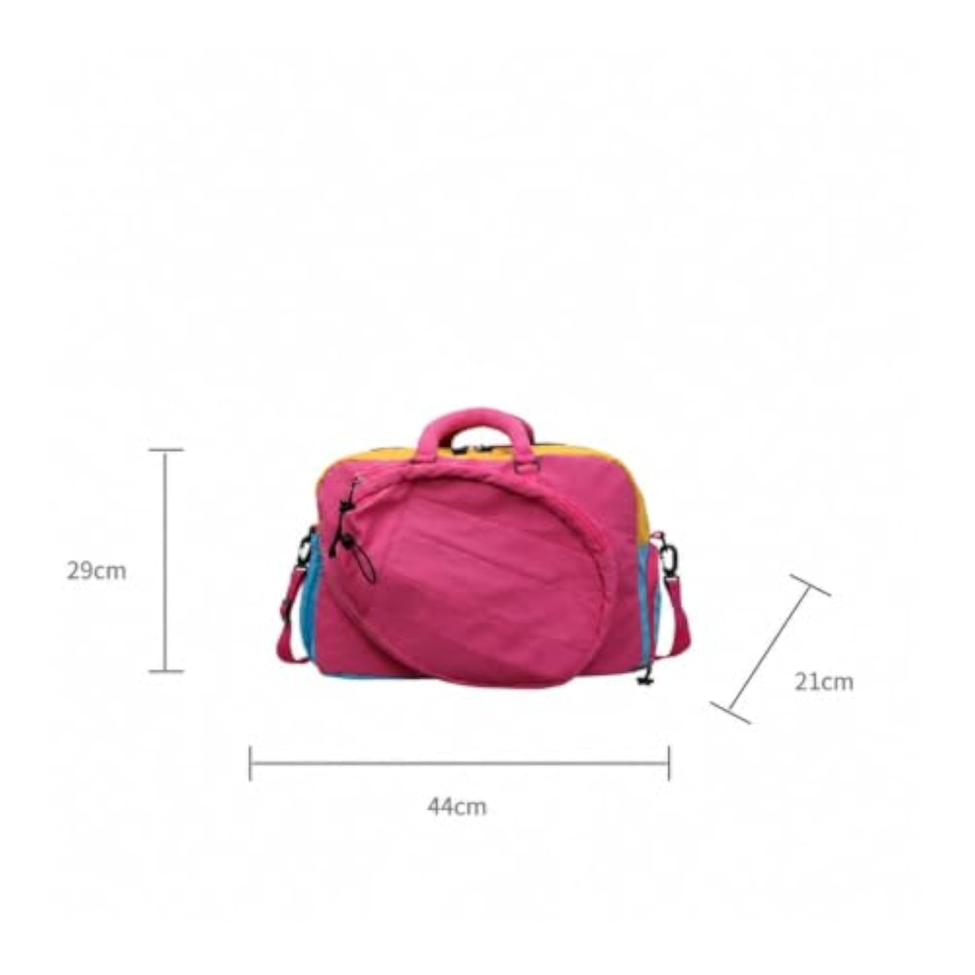 Soft-Sided Crossbody Sports Bag, Pink