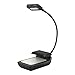 Produktbild MoKo Flexibel LED Lampe Leselampe mit Klammer für Amazon Kindle Paperwhite, Kindle 1/2/3/4/5/7. Gen, Kindle Touch, Kindle DX/DXG, 6" E Ink Display, Nook, eBook Reader, Tablet, Buch, Schwarz