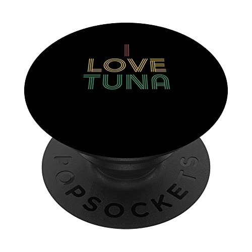 I Love Atuna Camisa Vintage Retro Añejada 70s PopSockets PopGrip Intercambiable