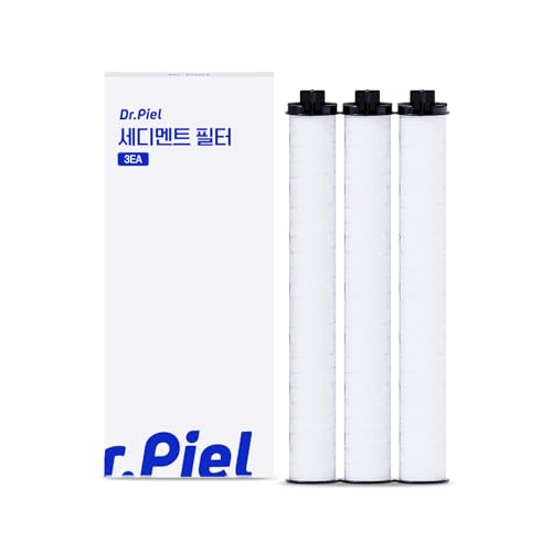 Dr.Piel Shower Head Impurities Replacement Filter (3EA) - Removes Impurities, Water Saving, Compatible with Dr.Piel Shower BASIC, WIDE and LITE