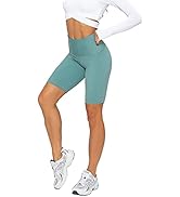 LAPASA Damen Sportshorts Taschen Kurz Leggings Yoga Shorts Hoher Bund L52A1