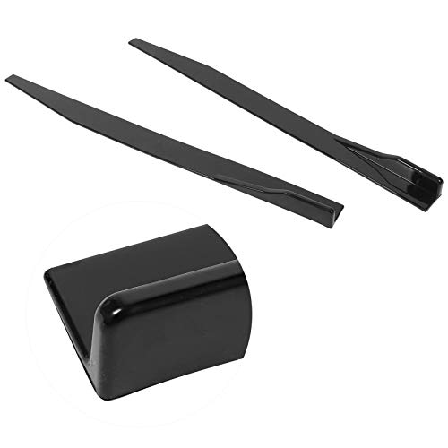 2 Pezzi Minigonne Laterali Rocker Pannello di Estensione Splitter Labbro Auto in Fibra di Carbonio Gonna Laterale Estensione Pannello Rocker Body Kit Universale 120Cm Nero Lucido