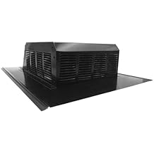 Heavy Duty Slant Back Roof Vent 50 Sq. in. NFA Black