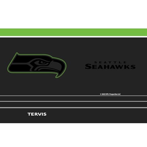 Tervis Traveler NFL Seattle Seahawks - Night Game Triple Insulated Tumbler Travel Cup Keeps Drinks Cold & Hot, 30oz, Stainless Steel by Tervis - Image 2