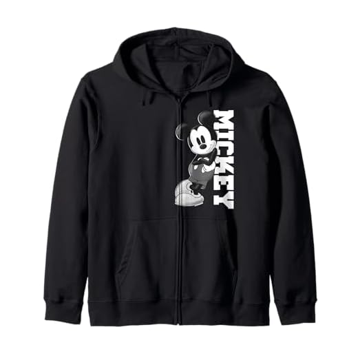 Disney Mickey And Friends Mickey Mouse Lean Zip Hoodie