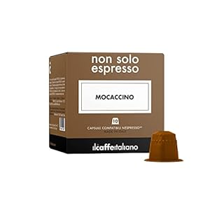 80 Capsules mocaccino - Compatibel met een Nespresso-apparaat The Italian Coffee
