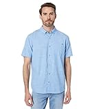 Hurley Herren O&o Stretch Ss T-Shirt, Blaues Oxford, L