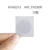 12 X NTAG213NFCステッカー,nfcタグ,NFCタグ,粘着ラベル 25 mm(1インチ)円形,144バイトメモリ,すべてのNFC電話機と互換 12 X NTAG213NFCステッカー,nfcタグ,NFCタグ,粘着ラベル 25 mm(1インチ)円形,144バイトメモリ,すべてのNFC電話機と互換