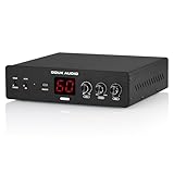 Douk Audio 230W Bass Shaker Amplifier: Bridgeable Stereo/Mono Subwoofer Power Amp with Wired Remote for Home Theaters/Gaming Chairs/Sim Racing Rigs [BSA600 V2.0]