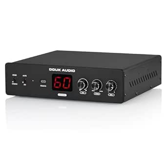 Douk Audio 230W Bass Shaker BSA600 V2.0 - Bridgeable Stereo/Mono Subwoofer Power Amp with Remote