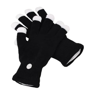 Genérico Guantes LED - 7 Ajustables Intermitentes | Guante Brillante Actuación para Niños Adolescentes Adultos, Disfraz, Rellenos Calcetín Navidad, Cumpleaños Festival Juguete | Ya disponible en tu tienda friki favorita! En mundofriki.es!