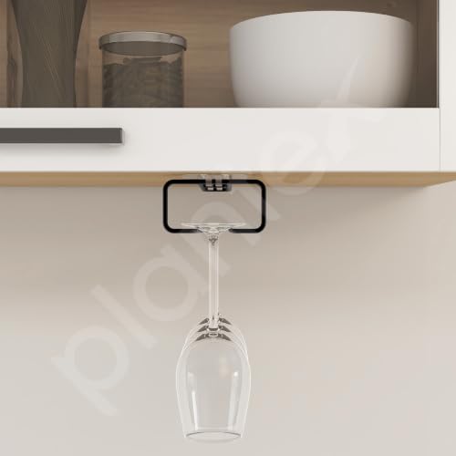 Image of Plantex Self-Adhesive Toilet Paper Holder /Tissue Paper Holder with Minor Surface Marks from Transit, Fully Quality Checked /Bathroom Accessories - (Black)