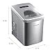 Frigidaire 26 Lbs per Day Portable Compact Maker, Ice Making Machine, Stainless, Medium