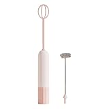 YIGZYCN Elektrischer Hand-Schneebesen aus Schaumstoff, Milchaufschäumer, Eierschlägel zum Aufschäumen von Milch, Schlagen von Eiern und zum Herstellen von Getränken, einfach zu bedienen, elektrischer