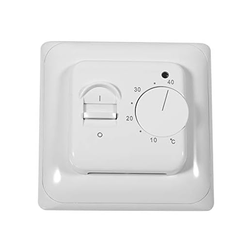 Thermostat Fussbodenheizung, Elektrischer Bodenheizung Thermostat, Analog Raumthermostat,Raumthermostat Raumboden Mechanisches Manuelle Heizung Thermostat Klimaanlage Temperatur Control Schalter 220V