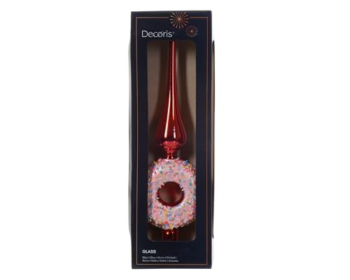 Punta para árbol de Navidad estable con rosquilla de 9 cm 3