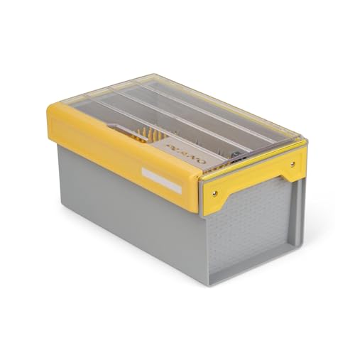 Plano Edge Master Crankbait XL Tackle Storage | Premium Tackle Organization with Rust Prevention, Clear/Yellow