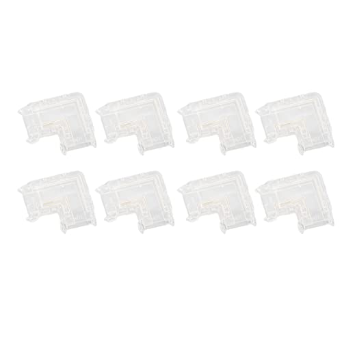 Conector LED de Mazorca en Forma de 3 Pin L, Compatible con Tiras Mazorca LED, Kit Conector Luz Fácil Instalar para Iluminación del Hogar, Solución Ahorro Espacio, Verificar la Polaridad Antes