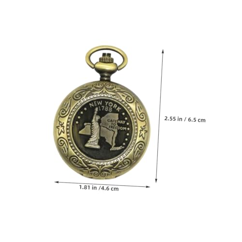 Brújula Vintage de Bolsillo OSALADI con Cadena 2 piezas miniatura 2