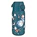 Price comparison product image Ion8 Vacuum Insulated Steel Water Bottle, 320 ml/11 oz, Leak Proof, Easy to Open, Secure Lock, Dishwasher Safe, Carry Handle, Metal Water Bottle, ThermoShield Stainless Steel, Blue, Space Travel