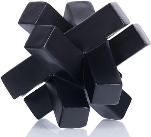 XMGZQ Black Knot Decor,Modern Geometric …