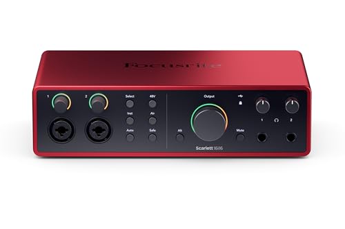 Image of Focusrite Scarlett 16i16 4th Gen 16 x 16 USB Audio Interface | Verified 16-In /16-Out I and O, Two Remote-Controllable Mic Preamps, 24-Bit /192 Khz a and D Conversion, USB-C Connectivity