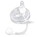 Sippy Cup Soft Spout Transitional Nipple Kit for Comotomo Baby Bottles, 5 oz and 8 oz