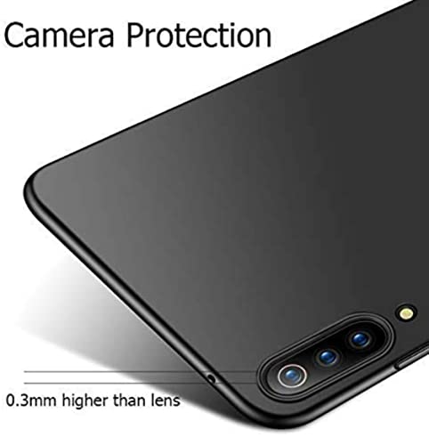 Image of Mobile Back Cover Case for Samsung Galaxy A70 (Silicone Case|CameraProtection|Black SC1510)