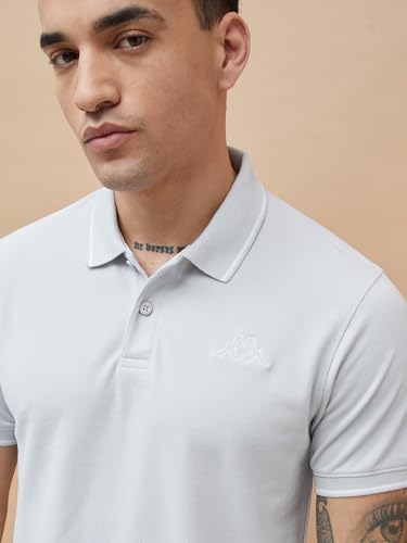 Image of Kappa Men Cotton Regular Fit Solid T Shirt