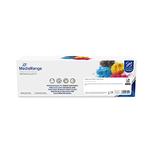 Toner noir compatible HP CF530A 205A MediaRange avec puce pour le télétravail