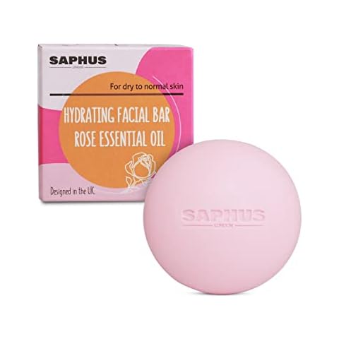 SAPHUS Face Wash Bar Facial Cleansing Bars Balancing Face Soap Cleanser Hydrating for Dull Dry Normal Skin, Amino Acid Facial Cleanser, Soap Free, Sulfate Free, Zero Waste Cover