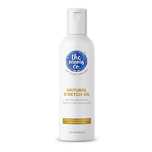 Image of The Moms Co. Dry Skin Combo Pack with Body Wash (200ml) and Stretch Oil (100ml) For Moms and Moms To Be