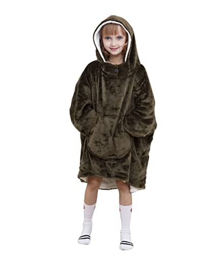 Westkun Bambini Coperta Indossabile con Cappuccio