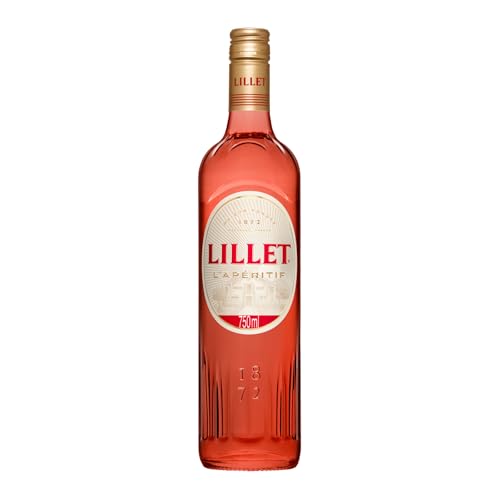 Lillet Rosé - French Aperitif Delicate Fresh and Fruity Perfect as a Spritz Cocktail A Blend of Wines and Fruit Infused Alcohol Natural Ingredients 92kcal with Light Tonic Water 75cl