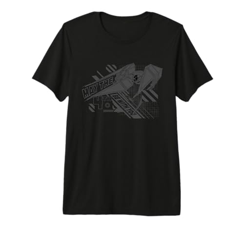 T-shirt Star Wars Kylo Ren TIE Fighter May the 4th imprimé noir