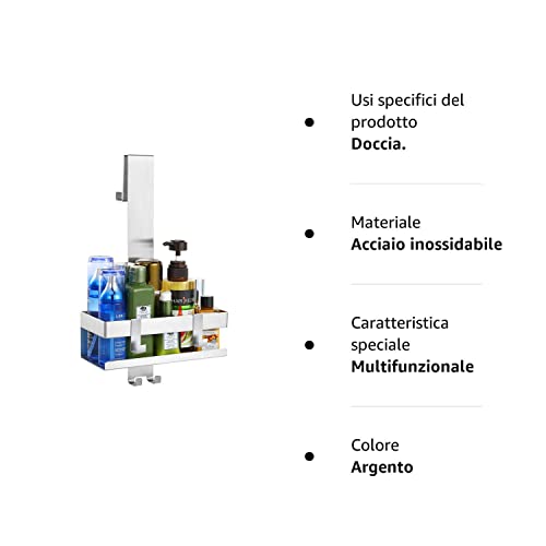 Emibele Mensola Doccia da Appendere, Portaoggetti