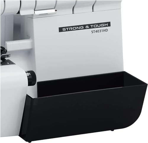 Image of Brother ST4031HD Strong & Tough Serger Machine, 1,300 Stitches Per Minute, and ETSERGSTR Premium Serger Thread Assortment