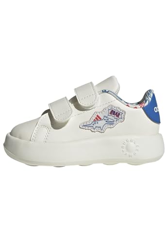 adidas Mixte bébé Advantage Dino Shoes Infants, Off White/Bright Royal/Semi Lucid Red, 22 EU