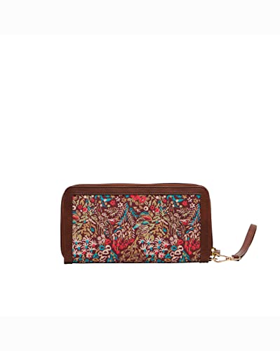 TEAL BY CHUMBAK Women's Long Wallet/Clutches | Ladies Purse Wallet | Multi Slot Card Holder | Travel Hand Purse