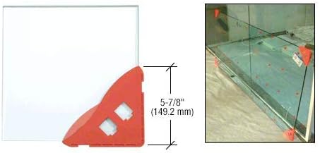 CRL ACP14-XCP12 1/4" Red Armored Corner Protector - Pack of 12