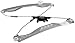 Dorman 749-509 Front Passenger Side Power Window Regulator (Regulator Only) Compatible with Select Models (OE FIX)