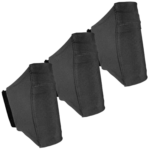 Support de téléphone pour la jambe Abaodam noir en lot de 3 pièces