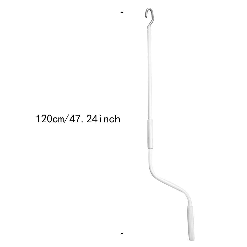 perfeclan Manivelle de Store Manuelle Tige de Commande Pièce pour Volet Roulant avec Une Poignée Ergonomique pour Un Contrôle Précis Convenable pour Le Balcon, 120 Cm