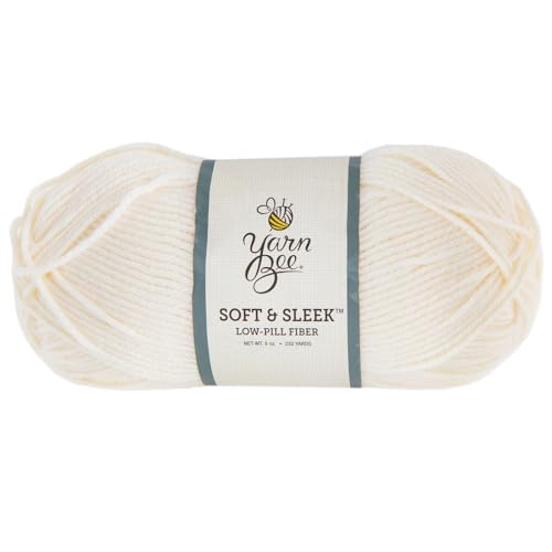 Image of Hobby Lobby Yarn Bee Soft & Sleek Yarn, 40 Dark Gray, Set of 2 | 4 Medium Weight, 100% Low Pill Acrylic, 232 Yards Per Skein
