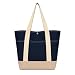 Imagen de C K CrisKat Bolso Tote Grande Mujer Shopper de Lona Premium con Bolsillo Interior Grande