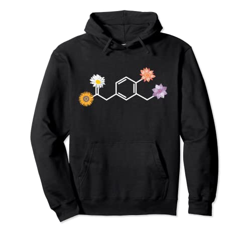 Fórmula estructural química flores - Tabla periódica Goa floración Sudadera con Capucha