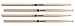 2 PACK Promark Finesse 5A Maple Drumstick, Small Round Wood Tip, RBM565RW