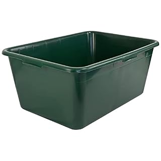 Petigi bac PE vert 90 L, empilable et alimentaire