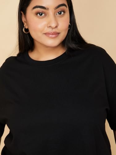 Image of Max Plus Size Women Solid T-Shirt
